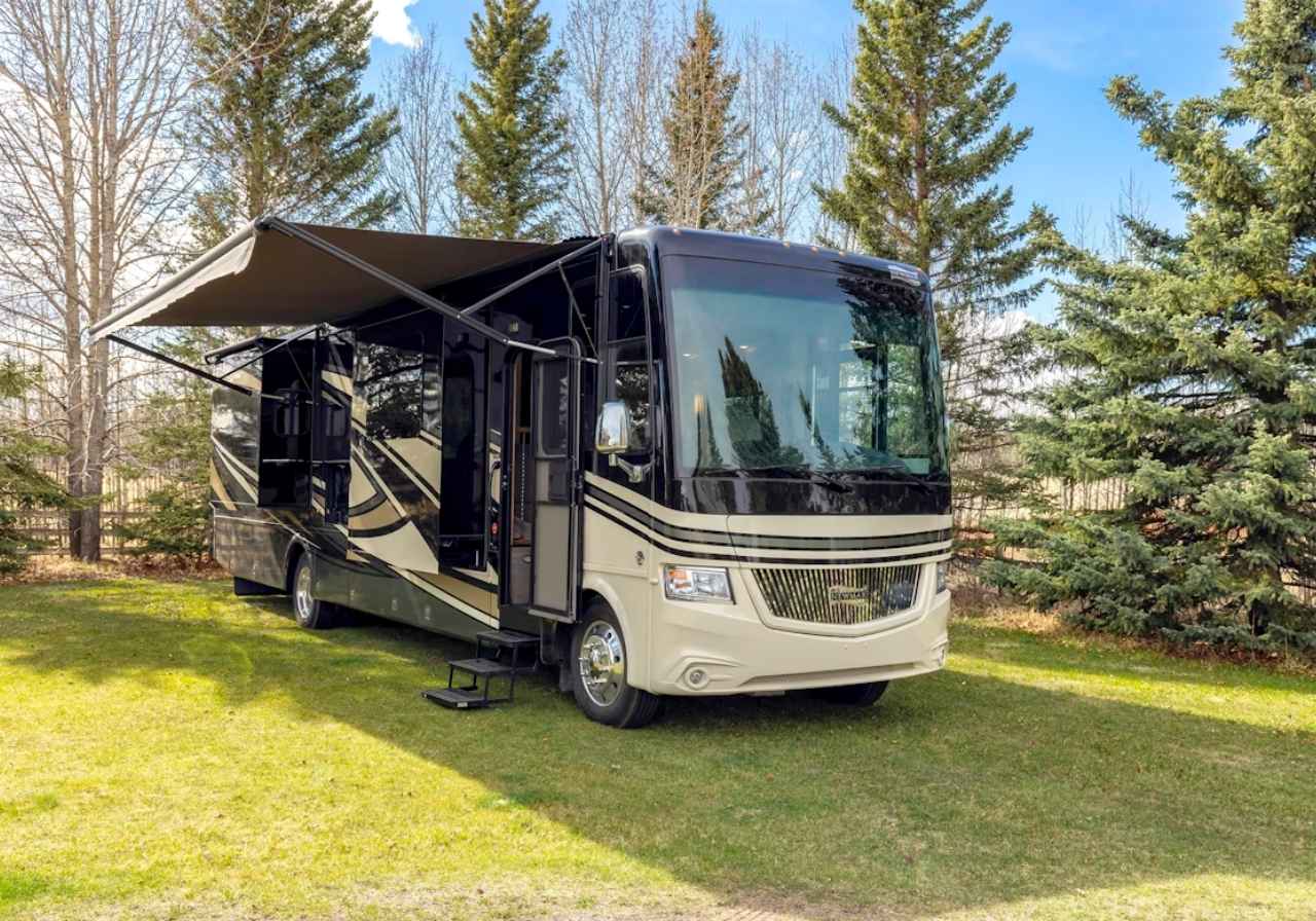 mobile rv parked